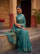 MIMOSA Sapphire Saree Saree — pose 8 styling detail