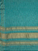 MIMOSA Sapphire Saree Saree — pallu and zari work detail