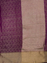 MIMOSA Jamun Saree Saree — pallu and zari work detail