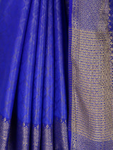 MIMOSA Royal Blue Saree Saree — fleets shot full lifestyle