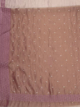 MIMOSA Pink Banarasi Tissue Saree — pallu and zari work detail