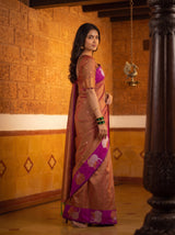 MIMOSA Rani Saree Saree — pose 5 styling detail
