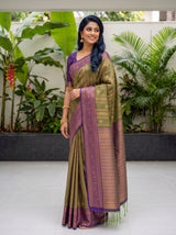 MIMOSA Green Saree Saree — pose 5 styling detail