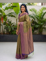 MIMOSA Green Saree Saree — pose 9 styling detail