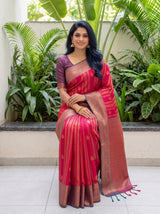 MIMOSA Rani Saree Saree — pose 8 styling detail