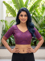 MIMOSA Rani Saree Saree — blouse close-up