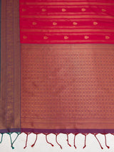 MIMOSA Rani Saree Saree — pallu and zari work detail