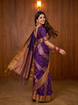 MIMOSA Jamun Saree Saree — pose 9 styling detail
