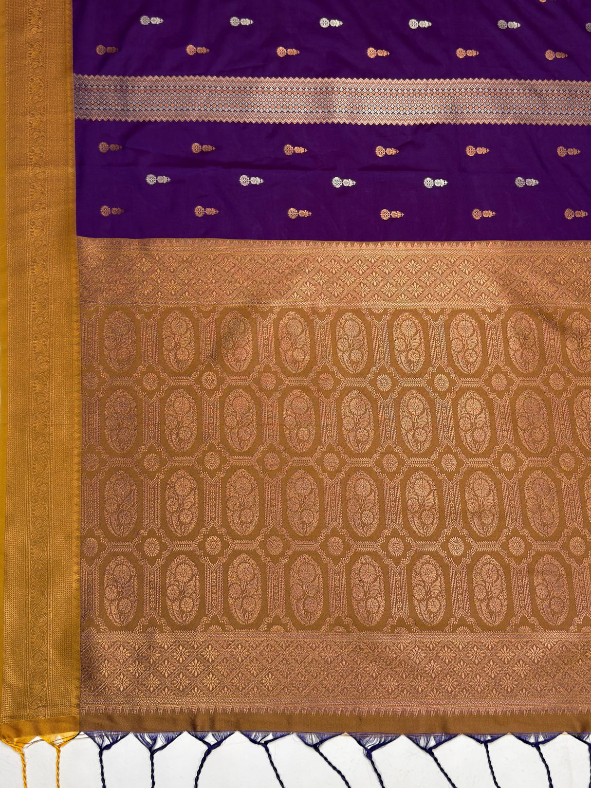 MIMOSA Jamun Saree Saree — pallu and zari work detail
