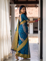 MIMOSA Sapphire Saree Saree — pose 5 styling detail