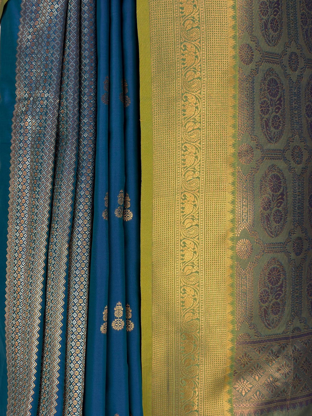 MIMOSA Sapphire Saree Saree — fleets shot full lifestyle