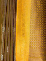 MIMOSA Chiku Saree Saree — fleets shot full lifestyle