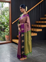 MIMOSA Magenta Saree Saree — pose 3 styling detail
