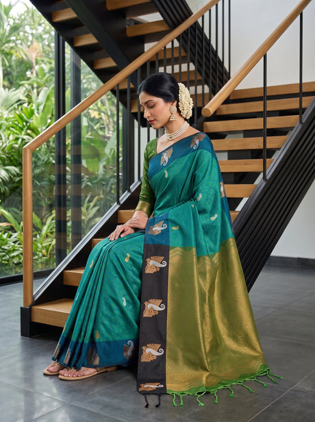 MIMOSA Rama Saree Saree — pose 3 styling detail