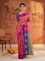 MIMOSA Rani Saree Saree — pose 4 styling detail