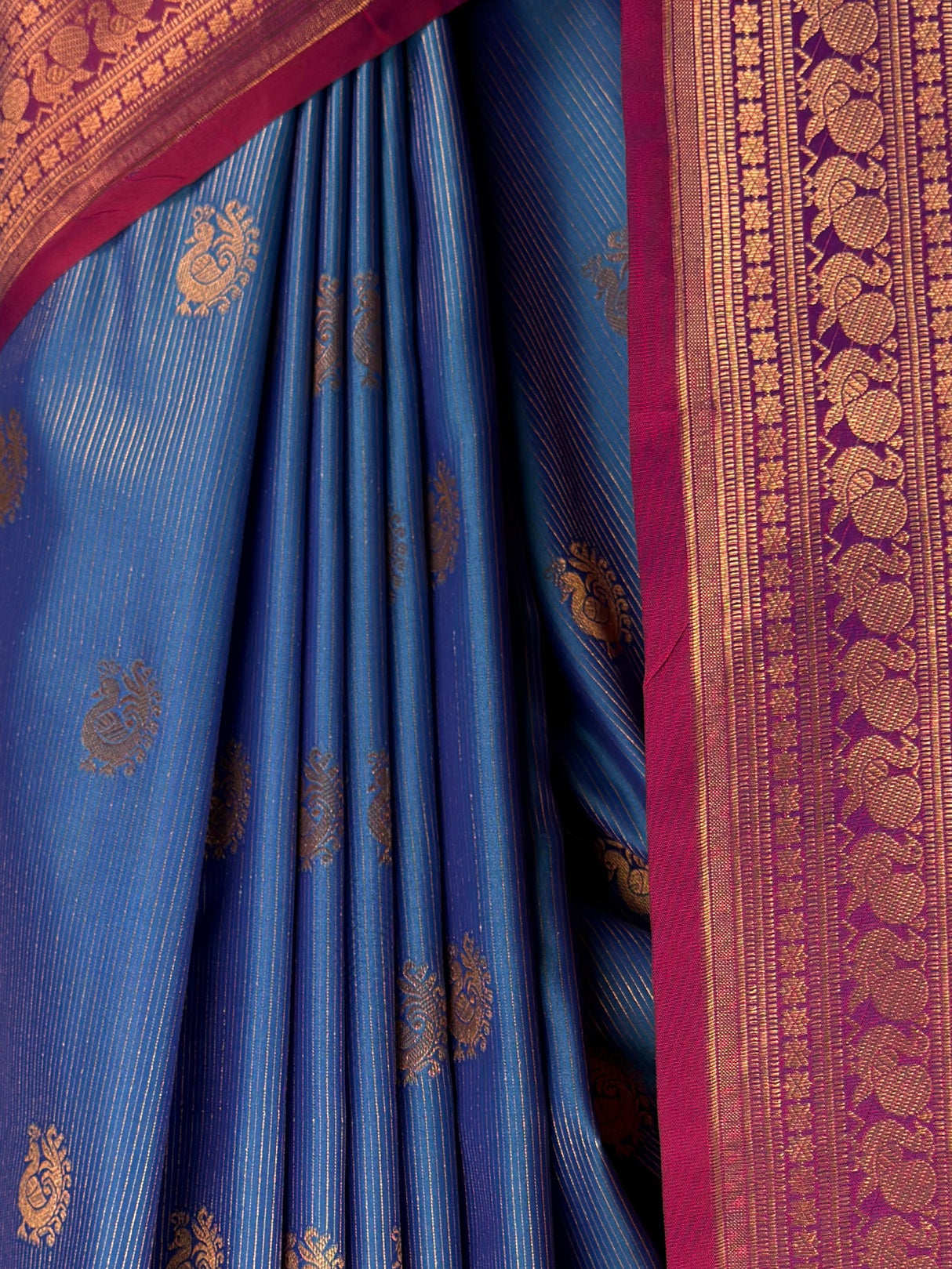 MIMOSA Sapphire Saree Saree — fleets shot full lifestyle