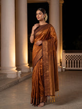 MIMOSA Mustard Saree Saree — pose 5 styling detail