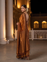 MIMOSA Mustard Saree Saree — pose 7 styling detail