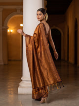 MIMOSA Mustard Saree Saree — pose 9 styling detail
