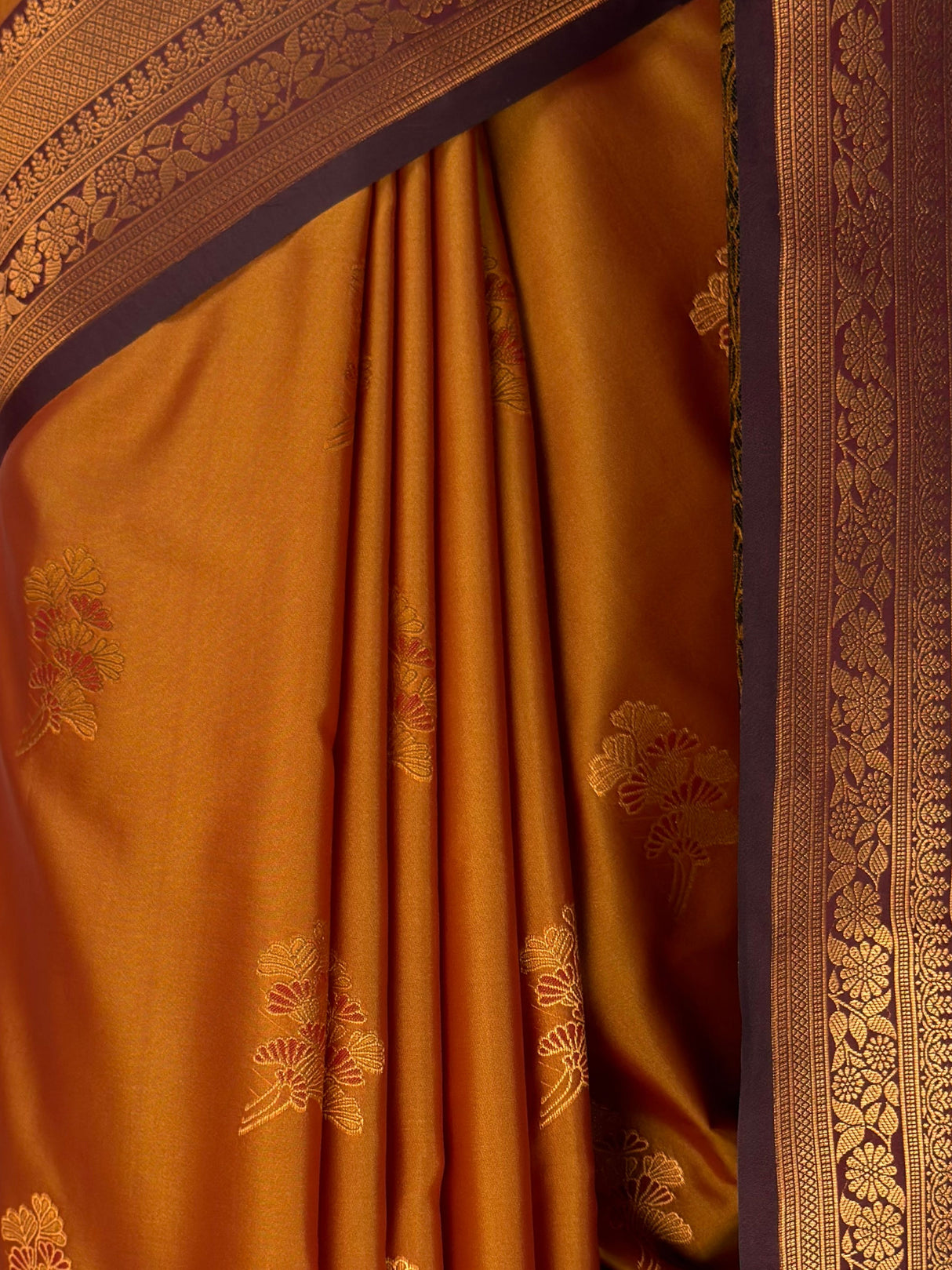 MIMOSA Mustard Saree Saree — fleets shot full lifestyle