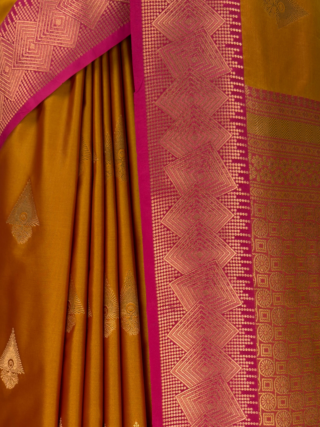 MIMOSA Mustard Saree Saree — fleets shot full lifestyle