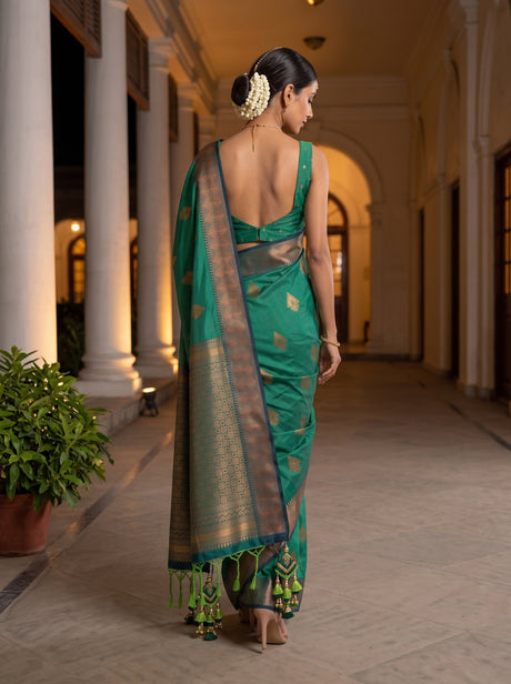 MIMOSA Rama Saree Saree — pose 2 styling detail
