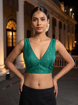 MIMOSA Rama Saree Saree — blouse close-up