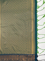 MIMOSA Rama Saree Saree — pallu and zari work detail