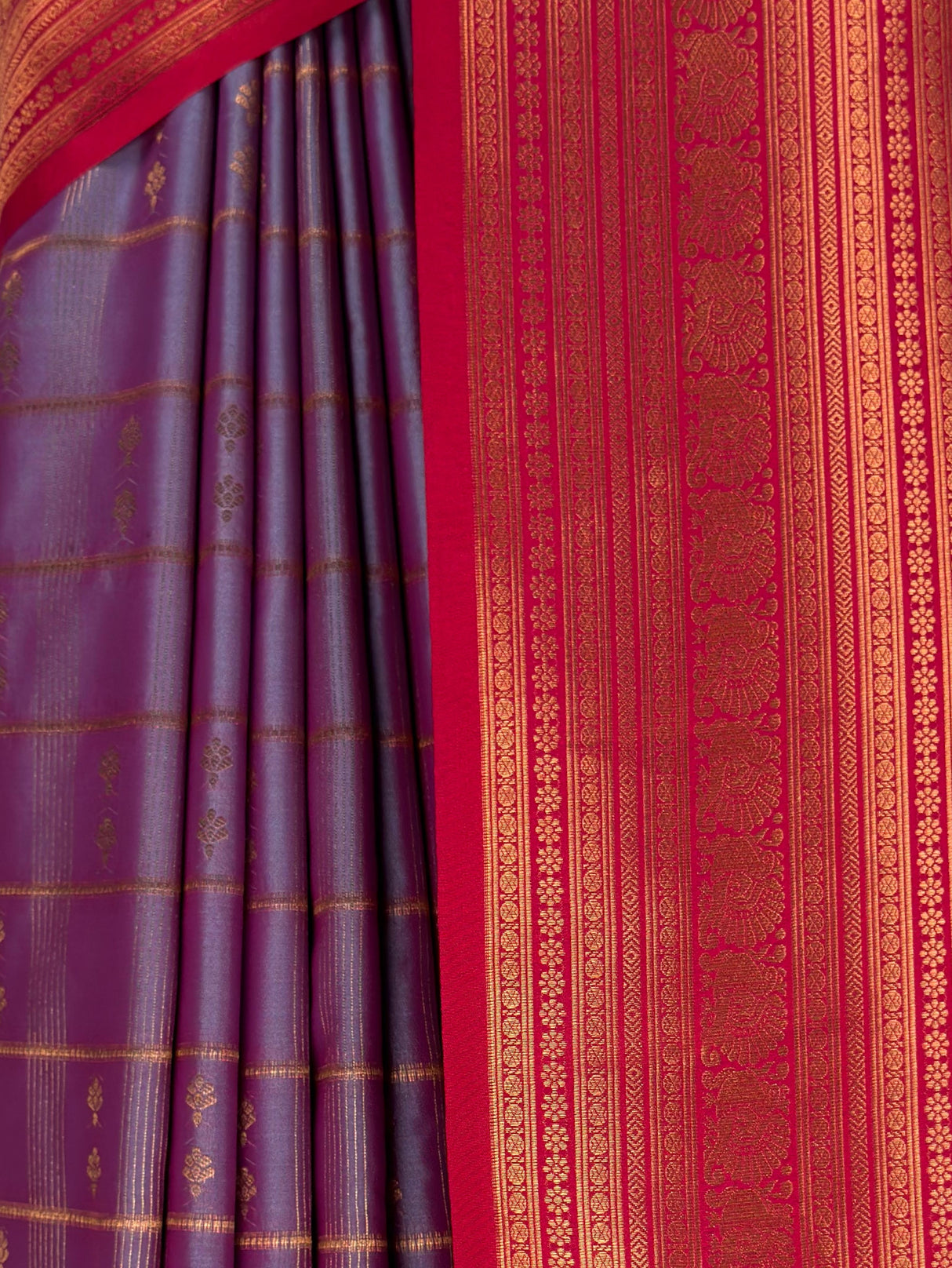MIMOSA Violet Saree Saree — fleets shot full lifestyle