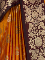 MIMOSA Mustard Saree Saree — fleets shot full lifestyle