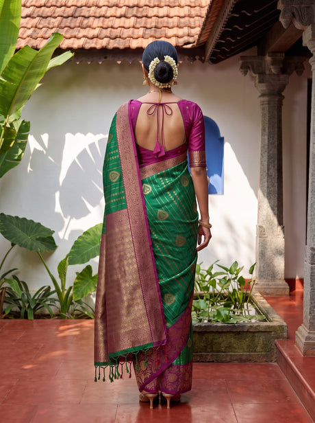 MIMOSA Rama Saree Saree — pose 2 styling detail