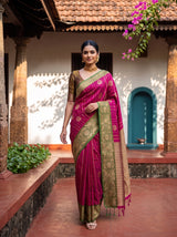 MIMOSA Rani Saree Saree — pose 6 styling detail