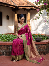 MIMOSA Rani Saree Saree — pose 8 styling detail