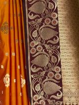 MIMOSA Mustard Saree Saree — fleets shot full lifestyle