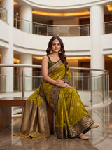 MIMOSA Pista Saree Saree — pose 8 styling detail