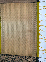 MIMOSA Pista Saree Saree — pallu and zari work detail