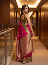 MIMOSA Rani Saree Saree — pose 7 styling detail