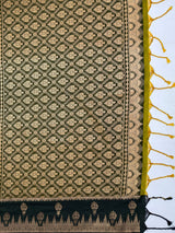 MIMOSA Pista Kanjivaram Art Silk Saree — pallu and zari work detail