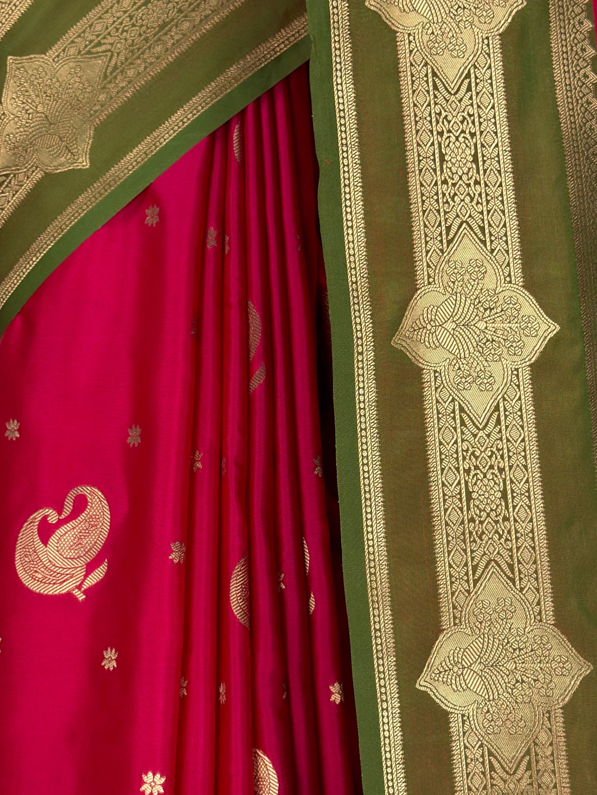 MIMOSA Rani Kanjivaram Art Silk Saree — fleets shot full lifestyle