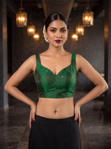 MIMOSA Wine Kanjivaram Art Silk Saree — blouse close-up