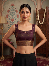 MIMOSA Mustard Saree Saree — blouse close-up