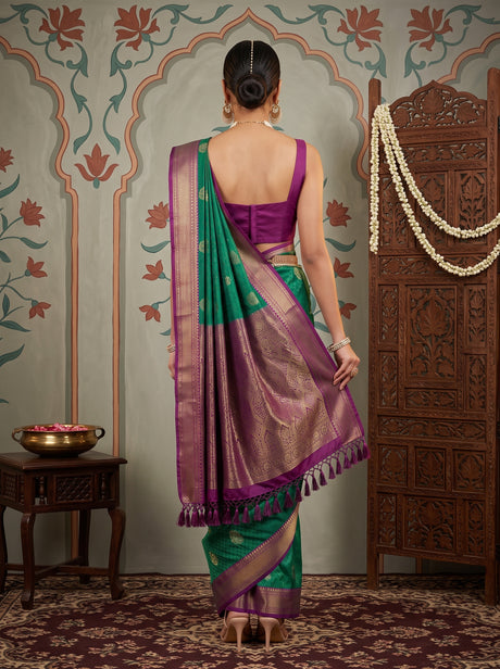 MIMOSA Rama Saree Saree — pose 2 styling detail