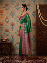 MIMOSA Rama Saree Saree — pose 3 styling detail