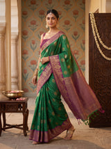 MIMOSA Rama Saree Saree — pose 6 styling detail