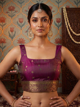 MIMOSA Rama Saree Saree — blouse close-up