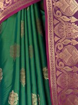 MIMOSA Rama Saree Saree — fleets shot full lifestyle