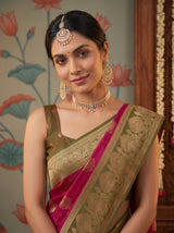 MIMOSA Rani Saree Saree — pose 10 styling detail