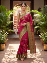 MIMOSA Rani Saree Saree — pose 6 styling detail