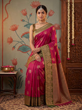 MIMOSA Rani Saree Saree — pose 8 styling detail