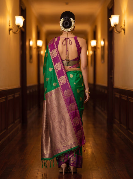 MIMOSA Rama Saree Saree — pose 2 styling detail